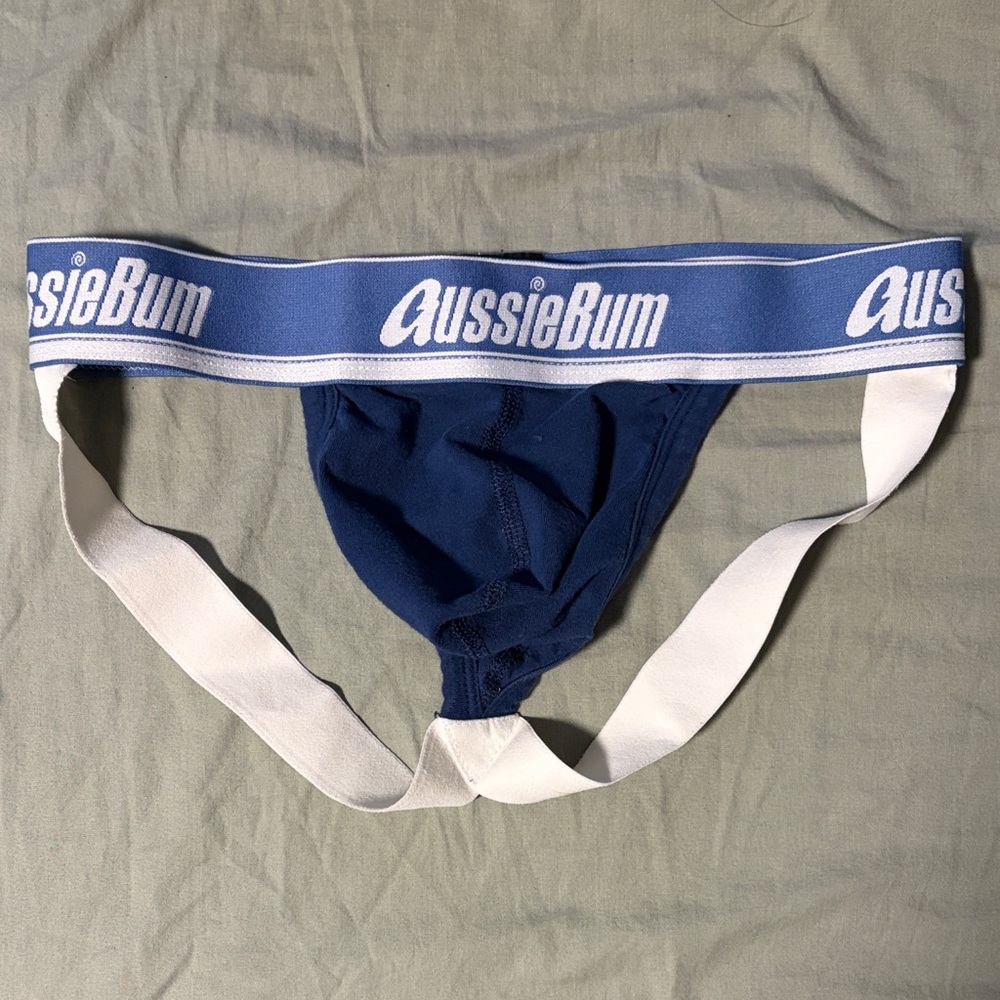 AussieBum Men's Navy Blue Jockstrap